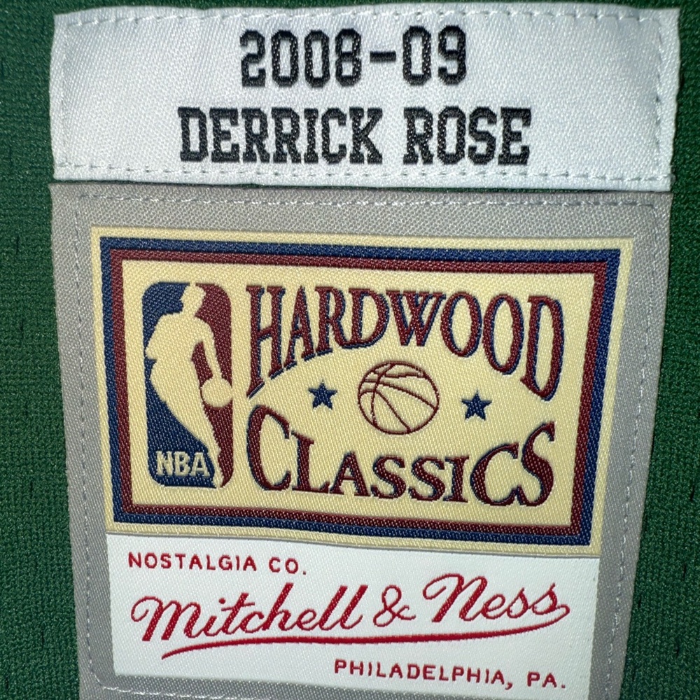 Mitchell & Ness Green Swingman Derrick Rose 08’-09 Collection Jersey